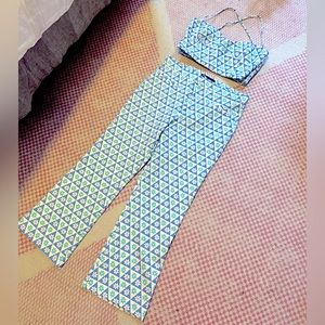 Zara Floral Two Piece Size Large